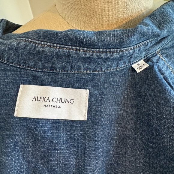 Alexa Chung for Madewell denim western shirt - S - Picture 8 of 9
